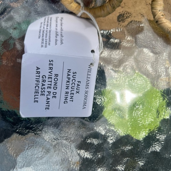 Williams Sonoma Green Faux Floral Succulent Accents NWT Green SET (4) - Picture 3 of 9